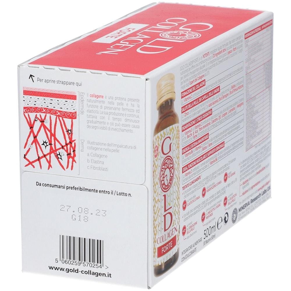 Gold Collagen Forte 10 Flaconi - Foto 4