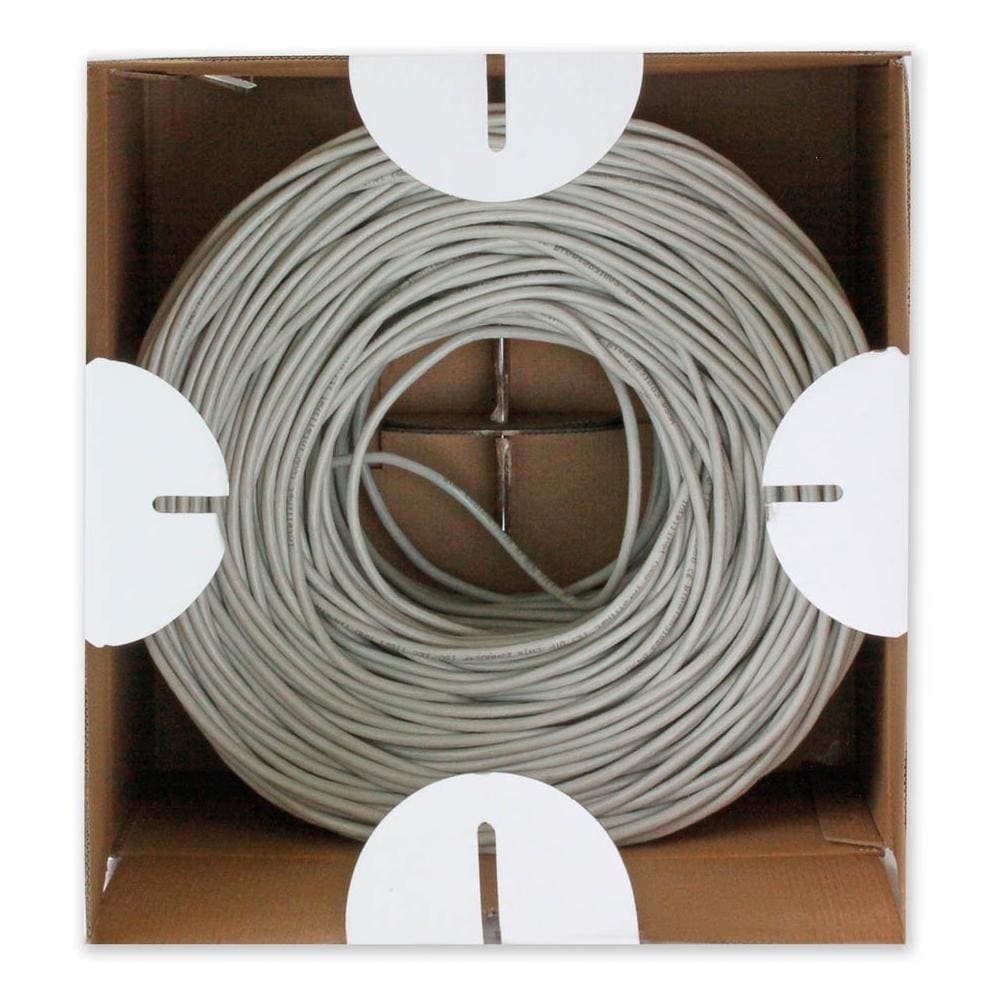 CAT 6 cavo di rete matassa flessibile, U/UTP, grigio, 305m CAT 6 cavo di rete matassa flessibile, U/UTP, grigio, 305m