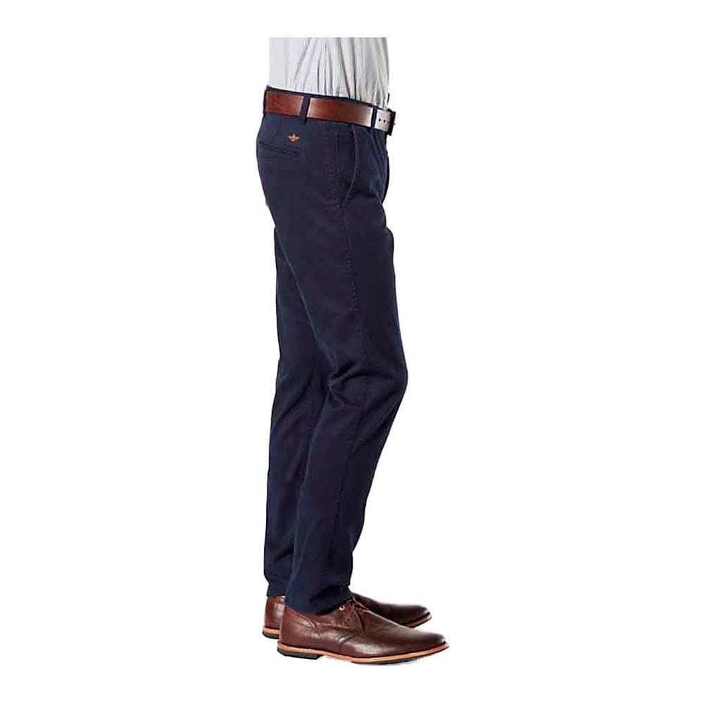 Pantaloni Dockers Alpha Khaki Skinny Tapered L32 Abbigliamento Uomo W29-l32 - Foto 3