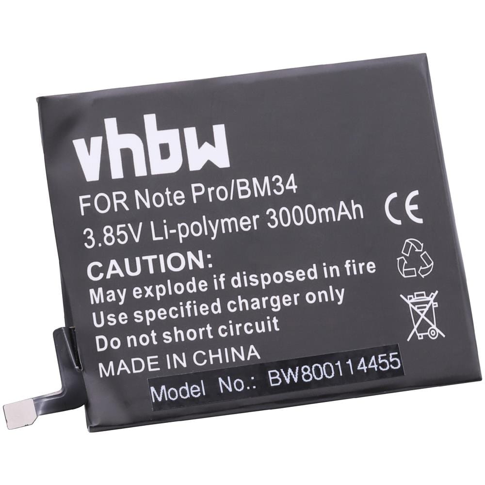 Litio-polimeri Batteria 3000mah (3.85v) Per Cellulari E Smartphone Xiaomi Mi Note Pro - Foto 2