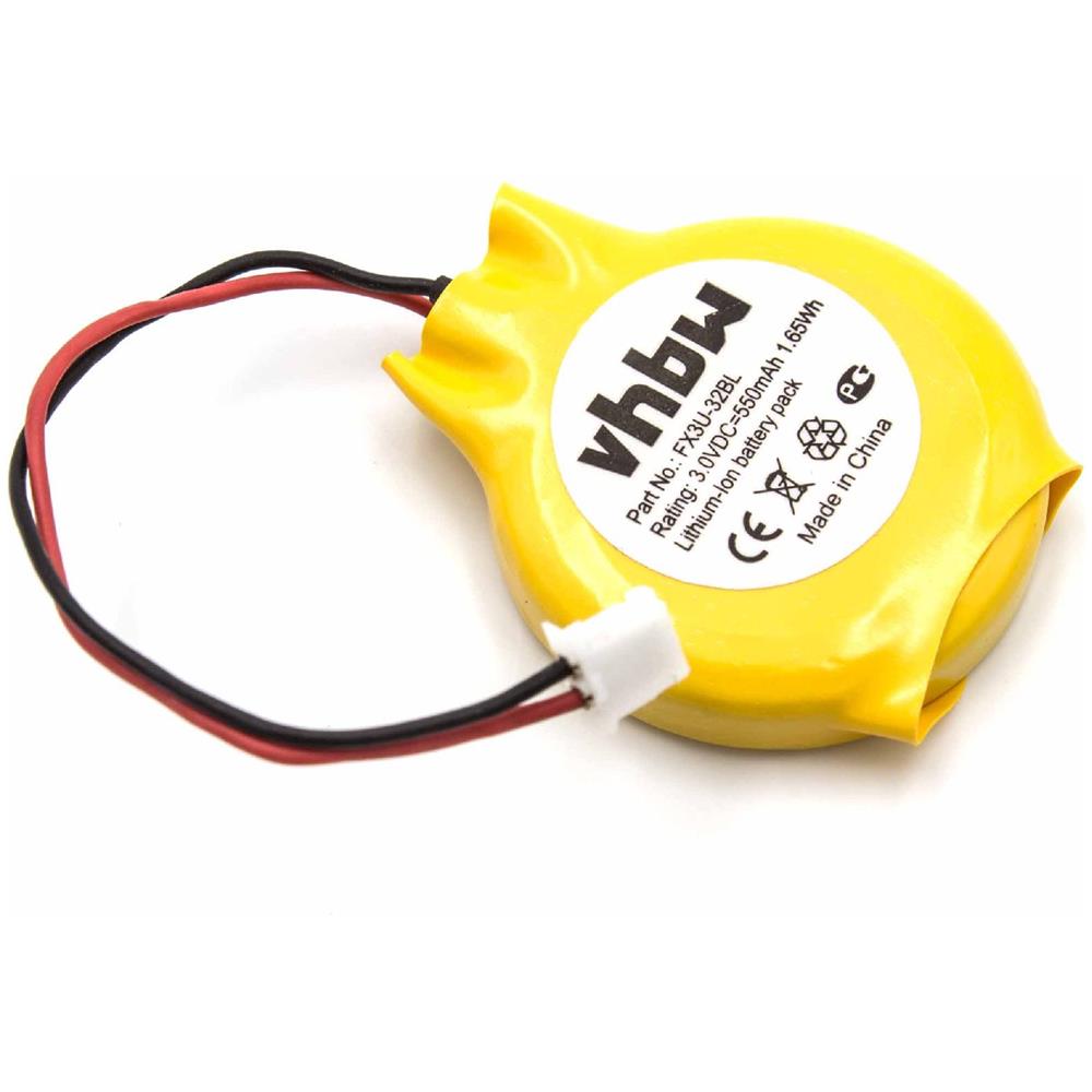 Vhbw BIOS-Batterie Für Mitsubishi GT10 & GOT 1000 Serie | 3V Li-Ion 550 MAh