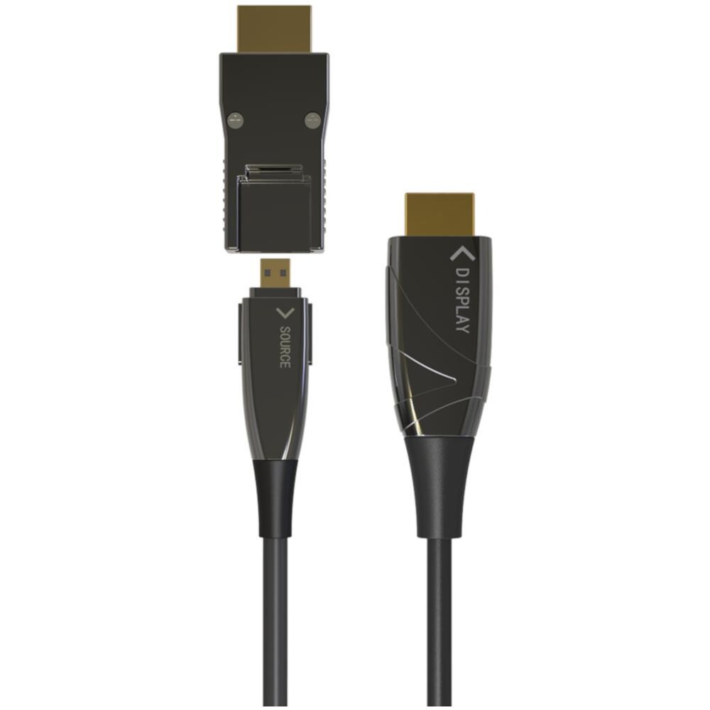 Cavo HDMI A /A Micro HDMI AOC in Fibra Ottica 4K 20m - Foto 1