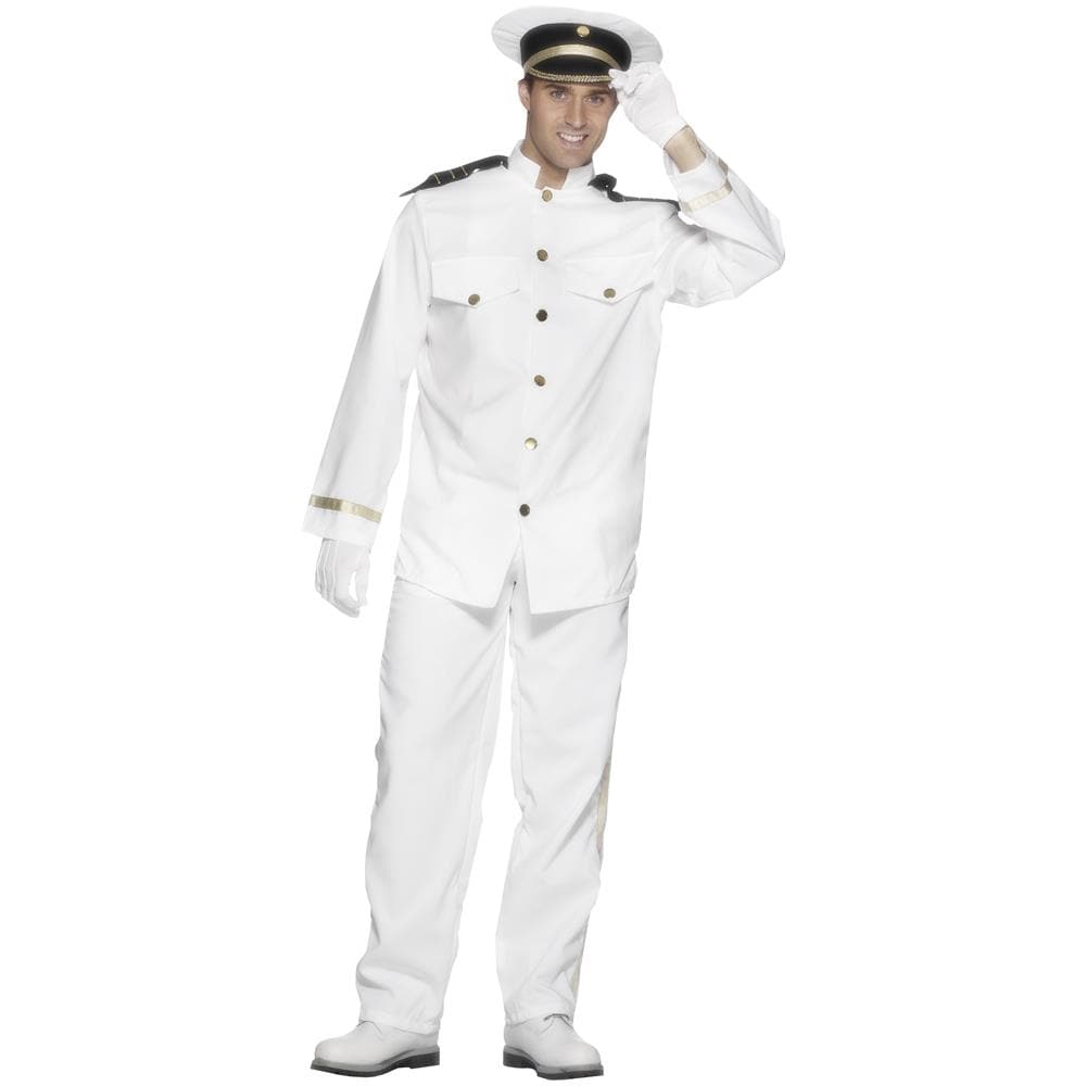 Costume Da Capitano Della Marina Adulto - Taglia: Xl - Foto 1