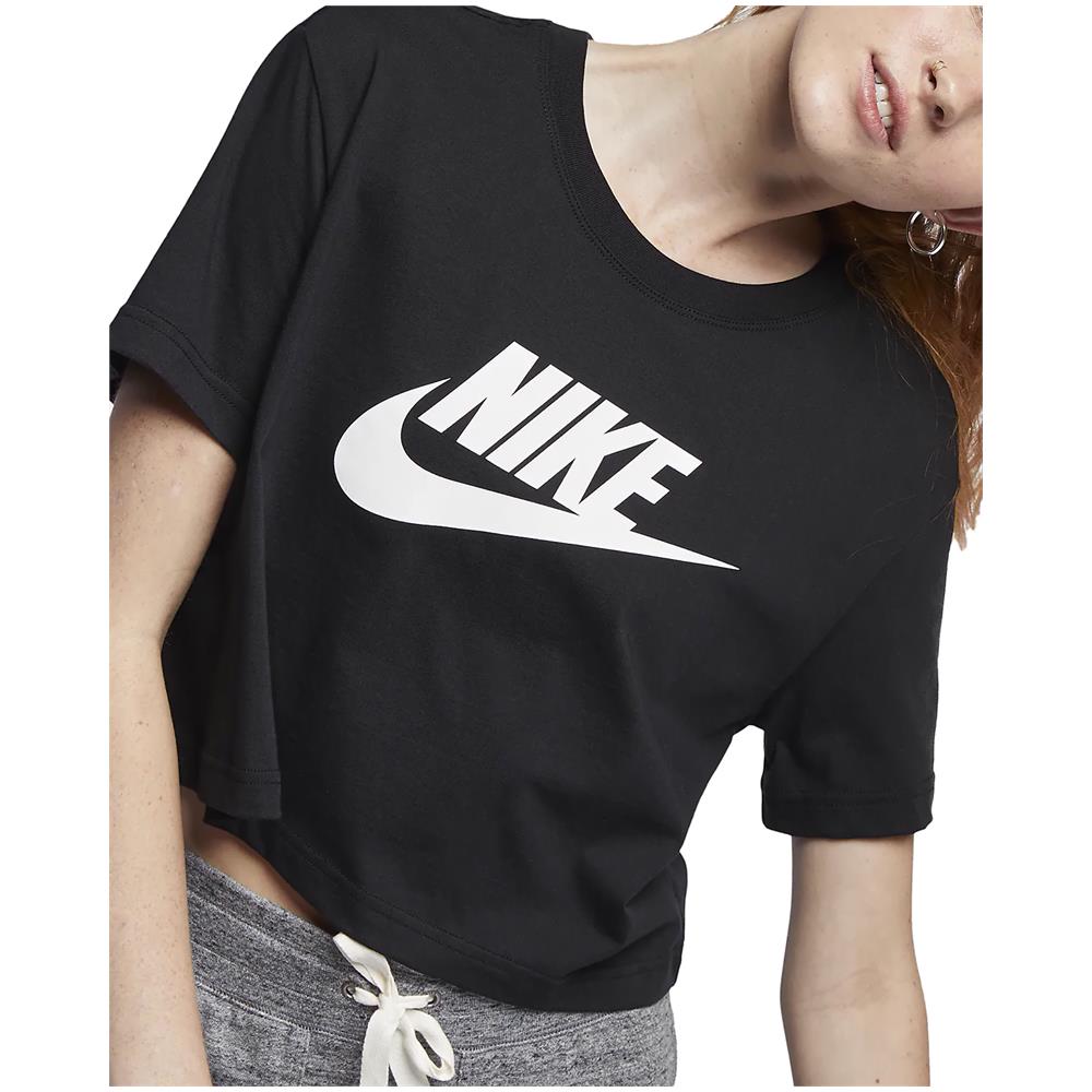 Nsw W T Essntl Crp Icn Ftr Donnanero / Bianco M - Foto 8