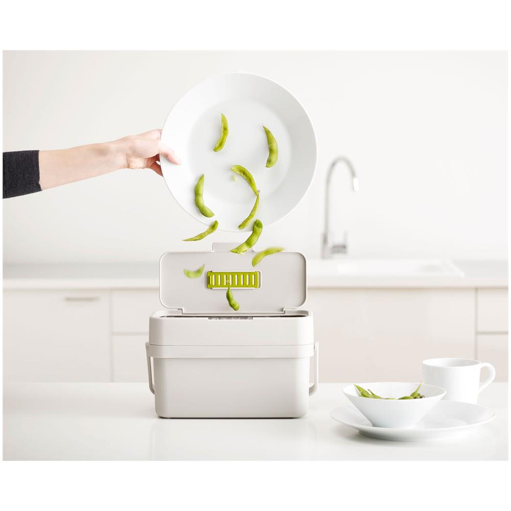 Compo 4 Facile Riempimento Food Waste Caddy-4 Litri-stone 4l - Foto 2