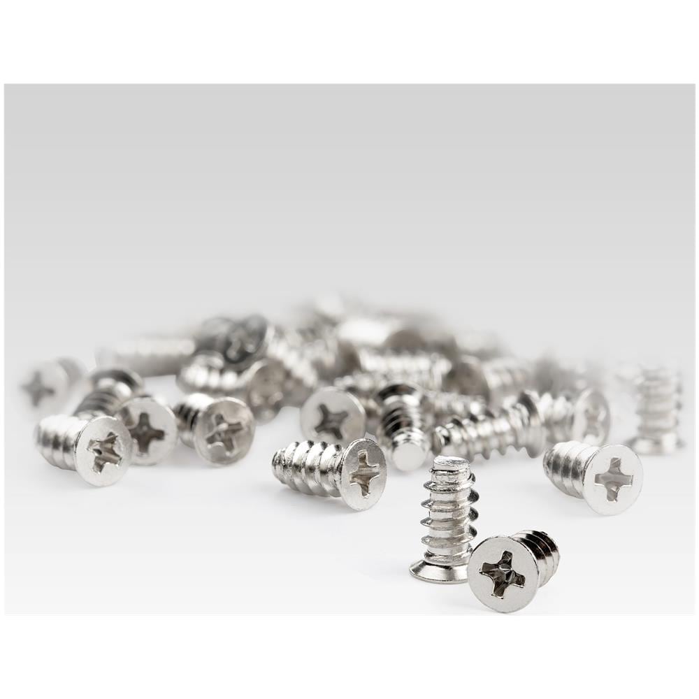 50 Viti M5 - Viti per ventole PC lunghe 10mm - Viti autofilettanti per il montaggio di ventole per computer - Testa piatta /con croce - Adatto ai fori delle ventole M5 - Acciaio zincato - Foto 3