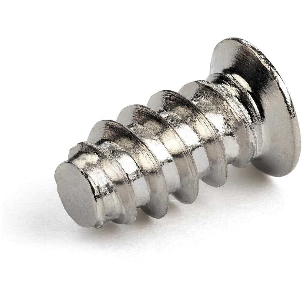 50 Viti M5 - Viti per ventole PC lunghe 10mm - Viti autofilettanti per il montaggio di ventole per computer - Testa piatta /con croce - Adatto ai fori delle ventole M5 - Acciaio zincato - Foto 1