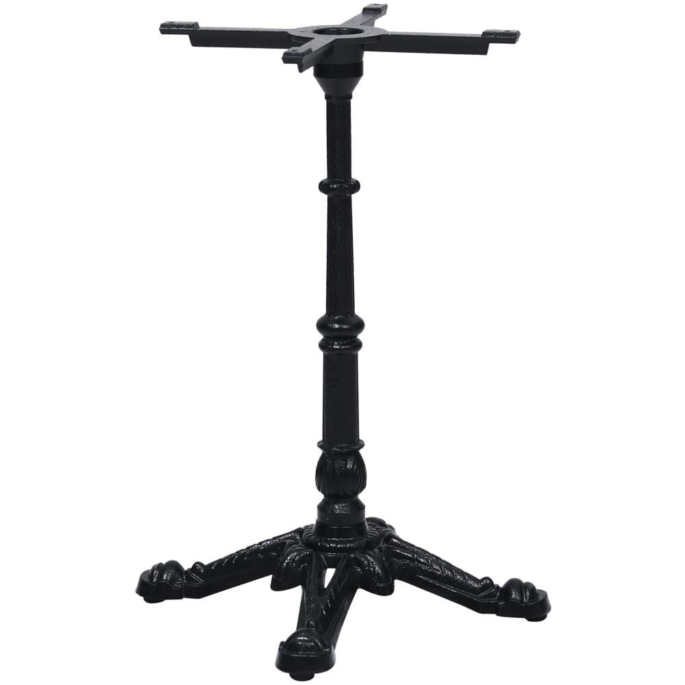 Gamba Per Tavolino Da Bar Nero 52x52x72 Cm In Ghisa - Foto 1