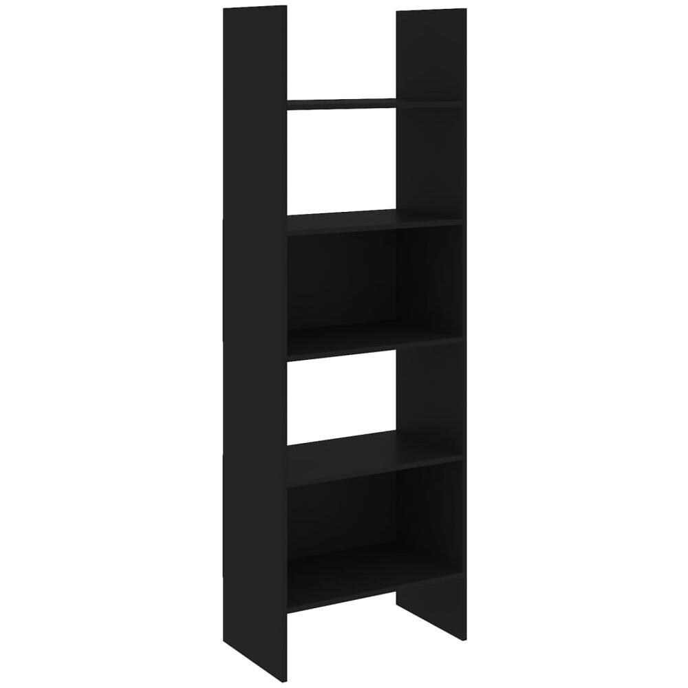 Libreria Nera 60x35x180 cm in Legno Multistrato - Foto 2