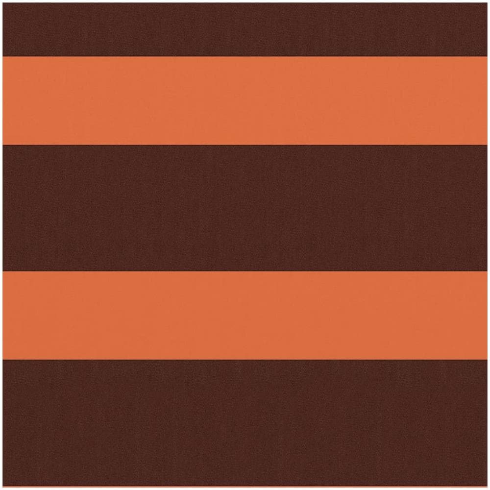 Paravento Balcone Arancione e Marrone 120x500 cm Tessuto Oxford - Foto 2