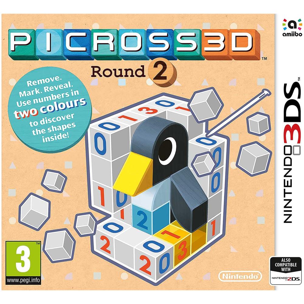 Picross 3D: Round 2, 3DS Basico 3DS Francese videogioco - Foto 1