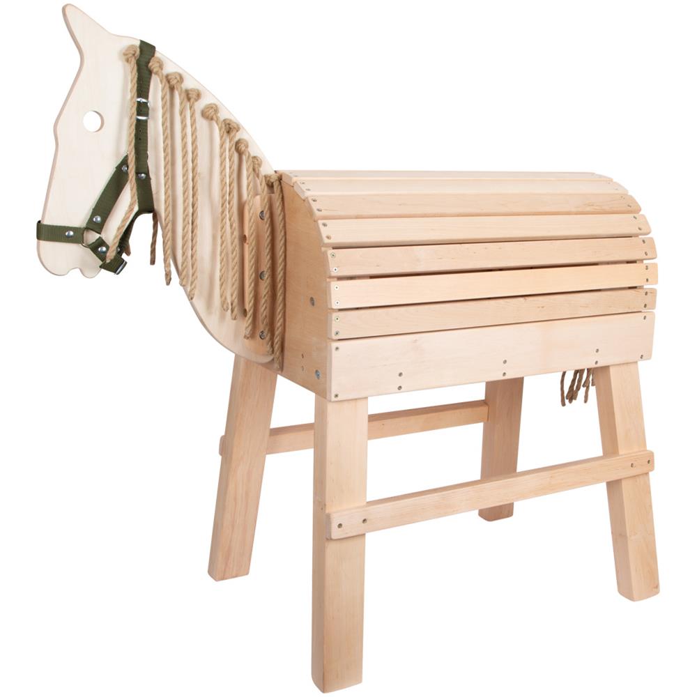 Cheval De Voltige En Bois Pour Enfant ""balane"" - Foto 1