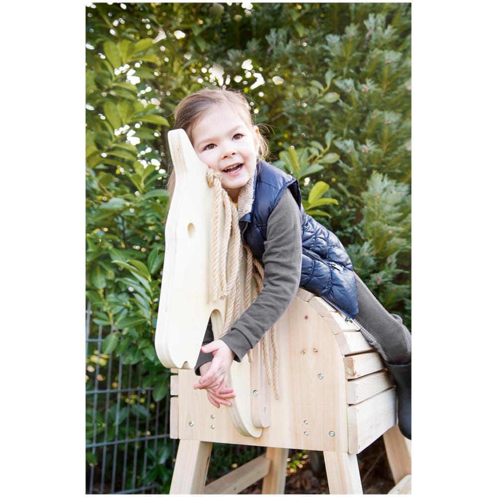 Cheval De Voltige En Bois Pour Enfant ""balane"" - Foto 2