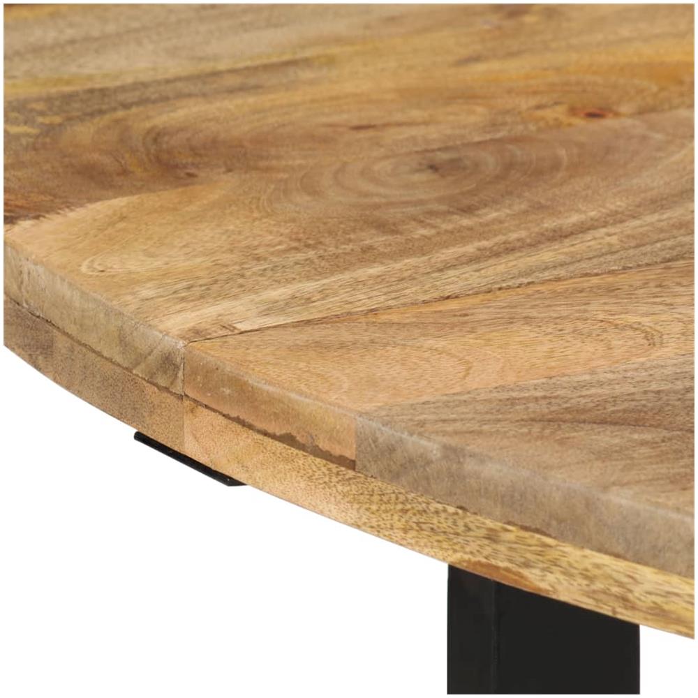 Tavolo Da Pranzo 110x75 Cm In Legno Massello Di Mango - Foto 3