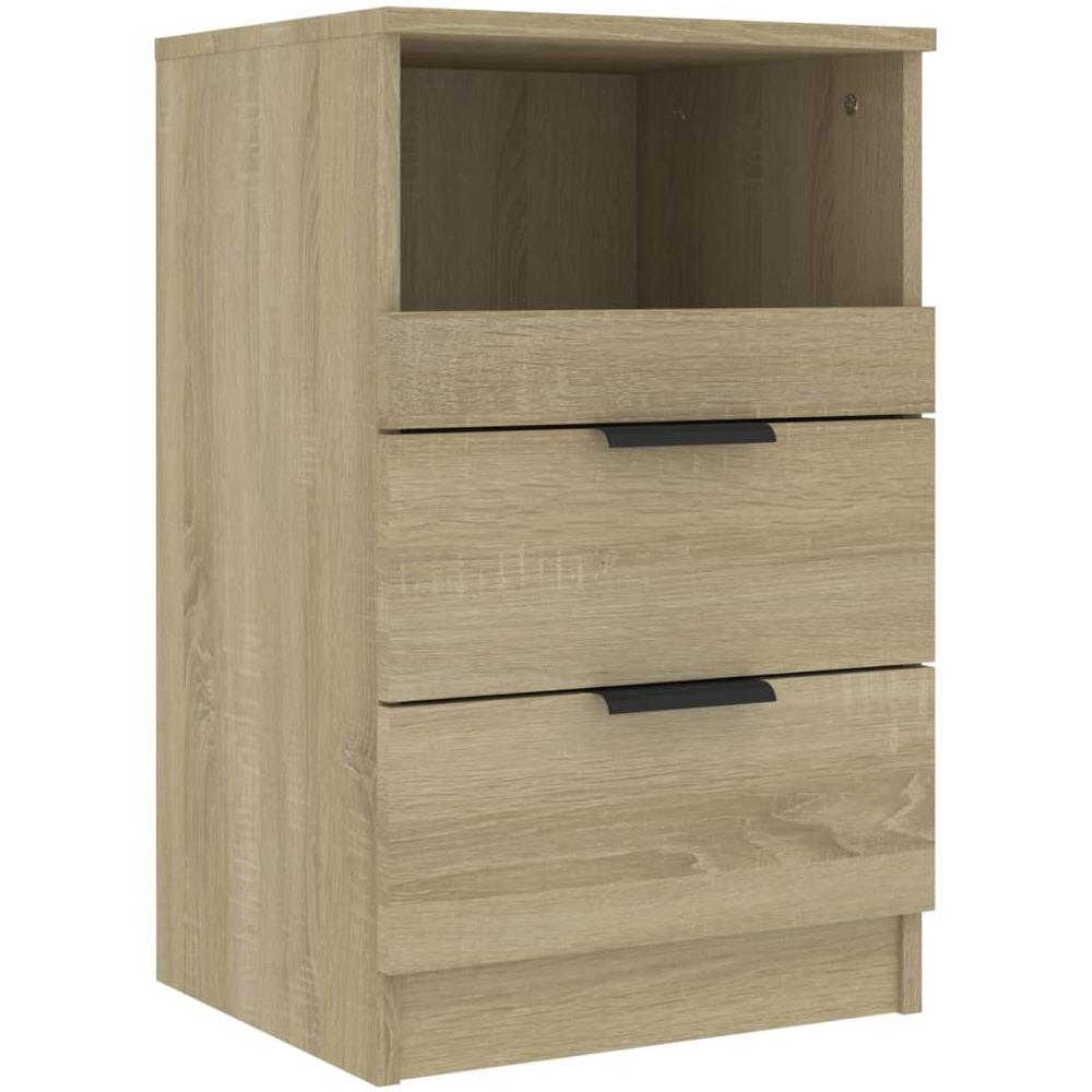 Comodini 2 Pz Rovere Sonoma In Legno Multistrato - Foto 2