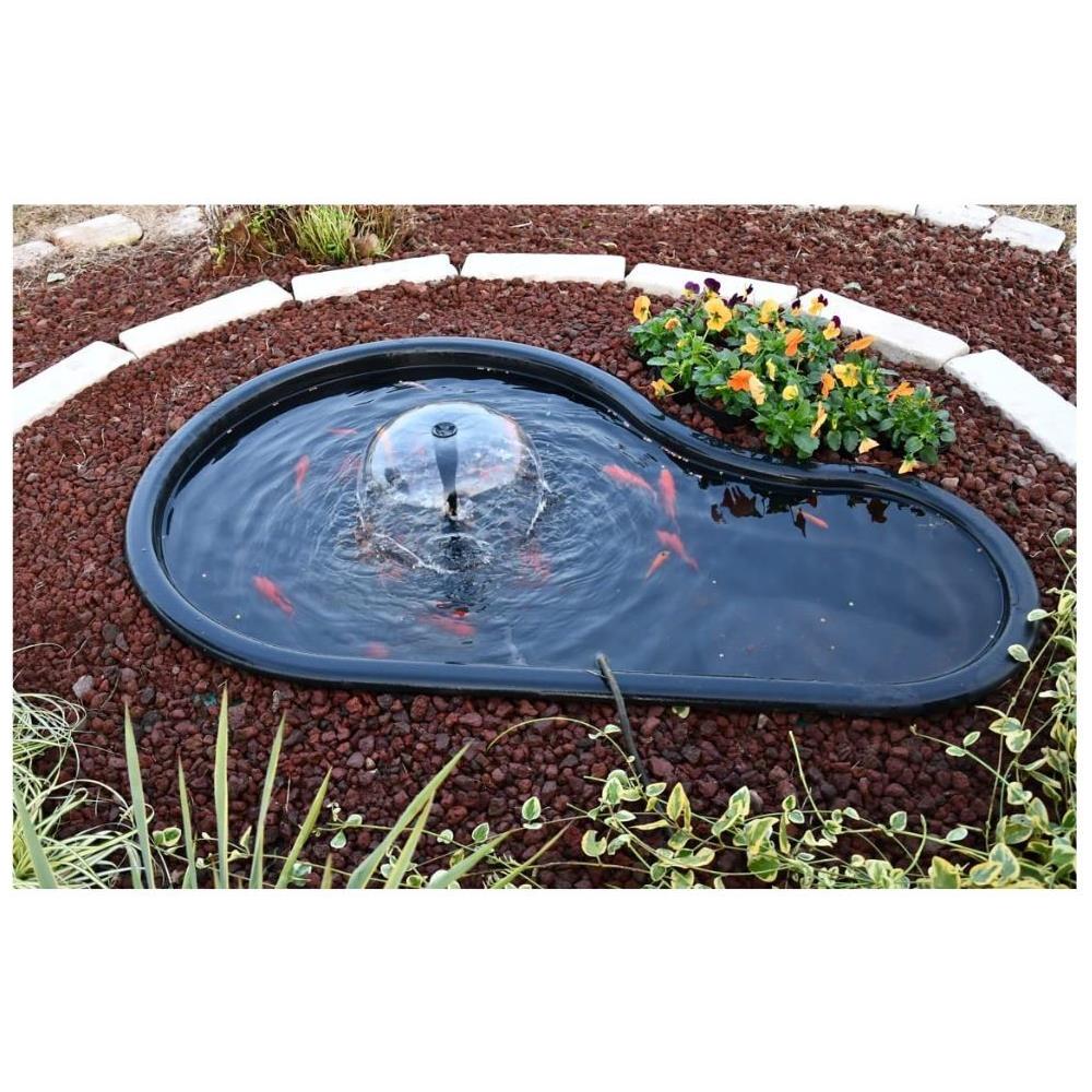Laghetto Da Giardino Fusine Nero Litri 150 Da 113x74xh45 - Foto 1