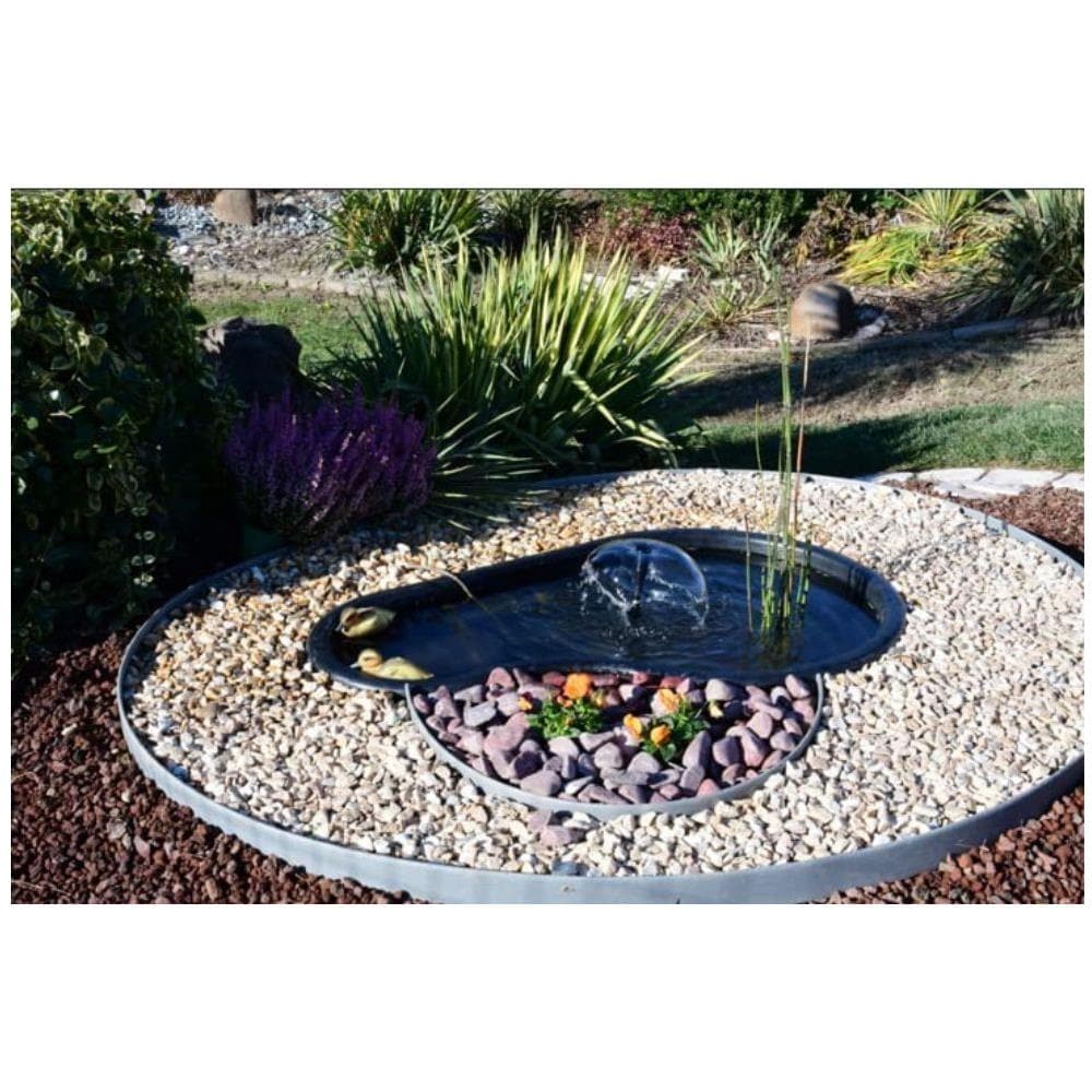 Laghetto Da Giardino Fusine Nero Litri 150 Da 113x74xh45 - Foto 2