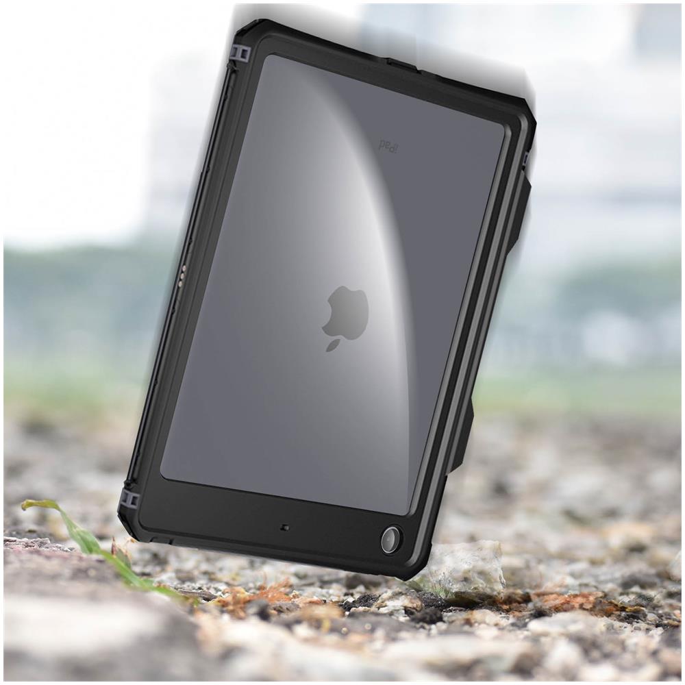 Cover Waterproof Per Ipad 7 2019, 8 2020 E 9 2021 Redpepper Bordo Nero - Foto 2