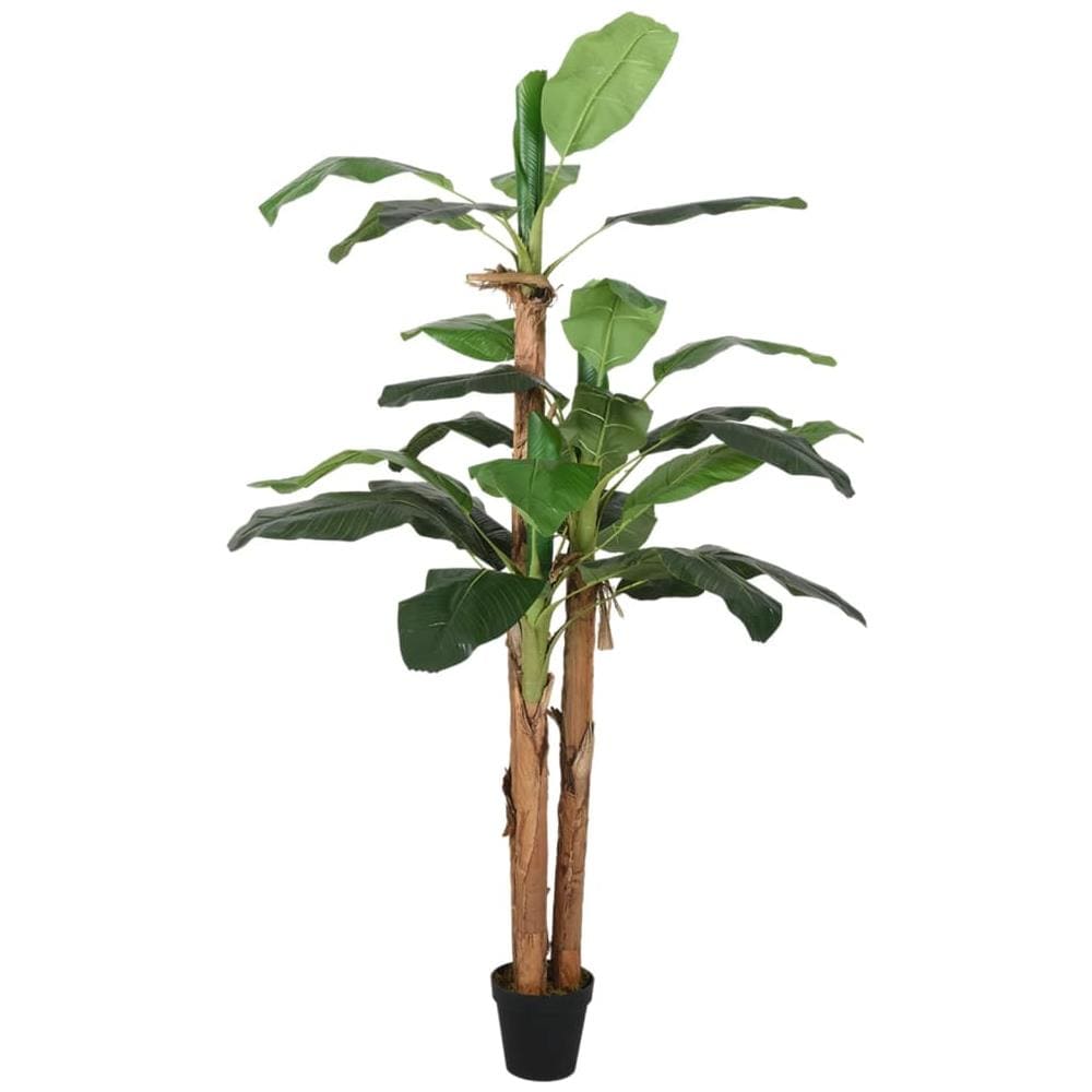 Albero Di Banano Artificiale 19 Foglie 180 Cm Verde - Foto 2