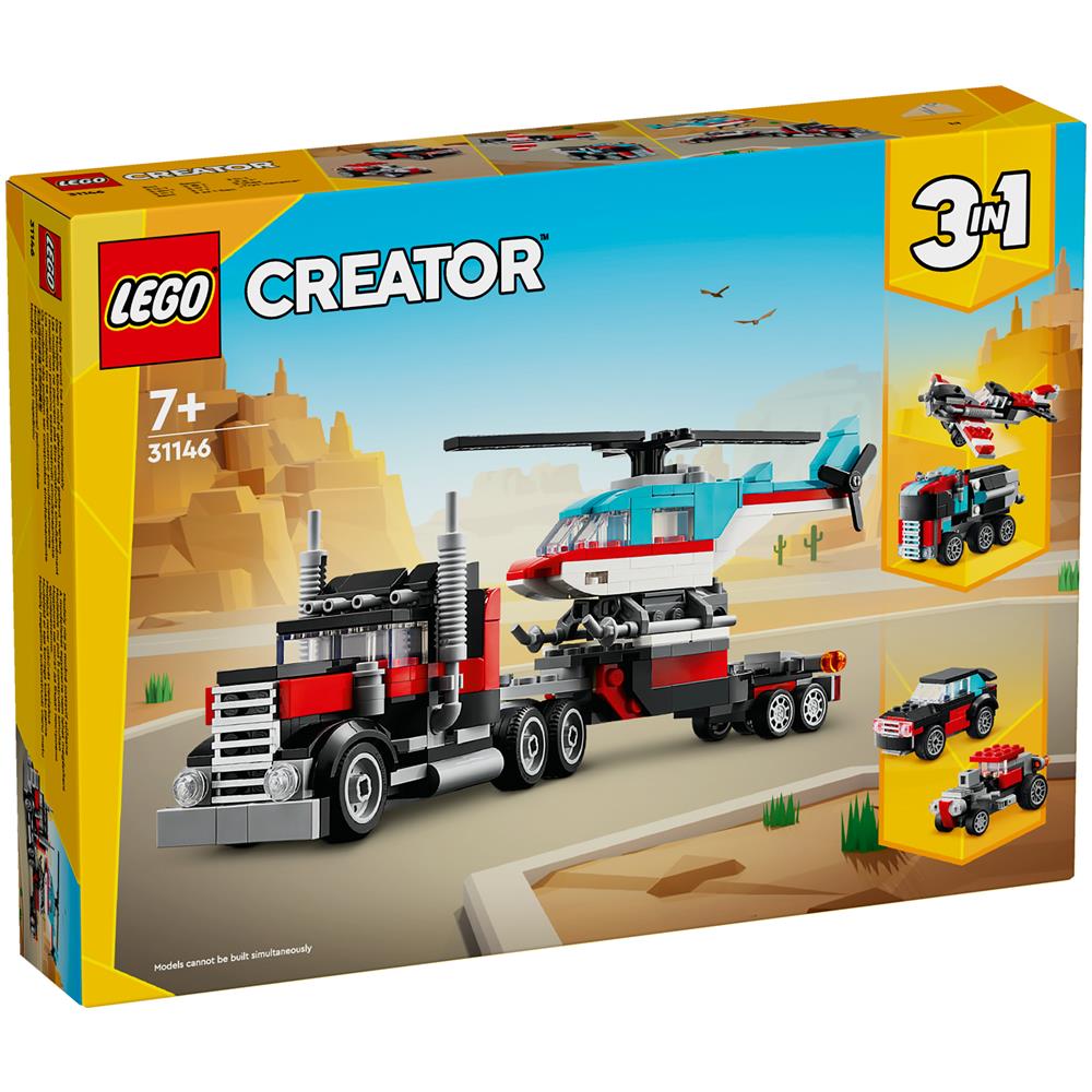 31146 Creator 3-in-1 Autocarro con Elicottero - Foto 1
