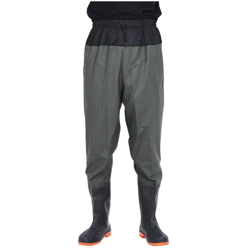 Wader da Pesca alla Vita con Stivali Verde Scuro Taglia 44 - Foto 2