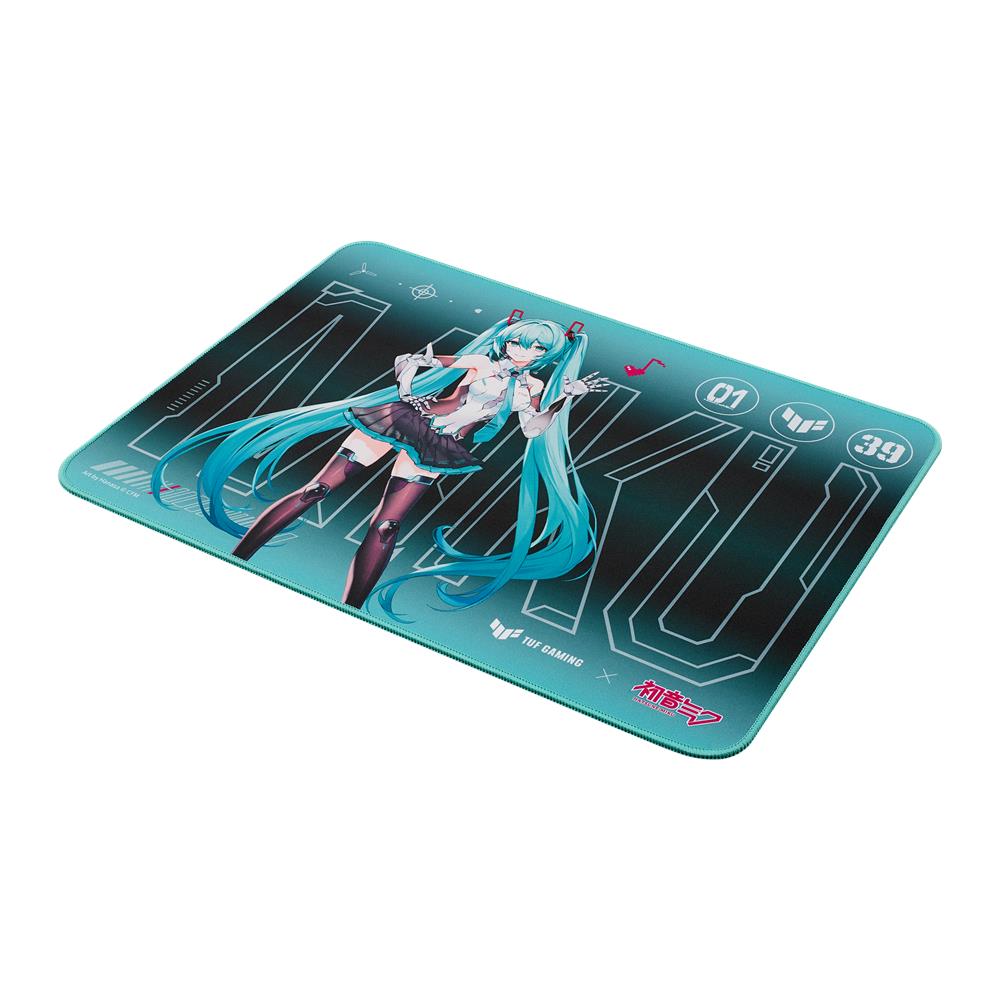 TUF Gaming P1 Hatsune Miku Edition Tappetino Per Mouse Turchese - Foto 2