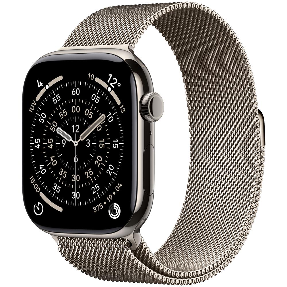 Watch Series 11 GPS + Cellular 46mm Cassa Titanio con Loop Milanese Naturale M /L - Foto 1