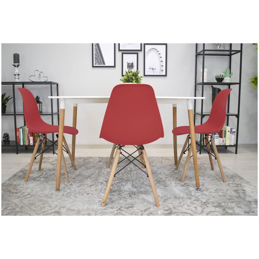 Sedia Valora OSAKA dal design ergonomico con gambe in faggio color crema - Foto 10