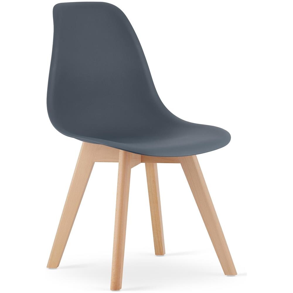 Sedia KITO - Design ergonomico ardesia scura x 2 - Foto 2