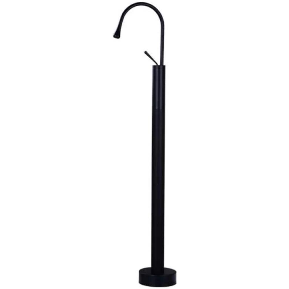 Rubinetto per vasca da bagno indipendente, Blackswan, tipo M66, modello nero opaco, misura 120 cm - Foto 1