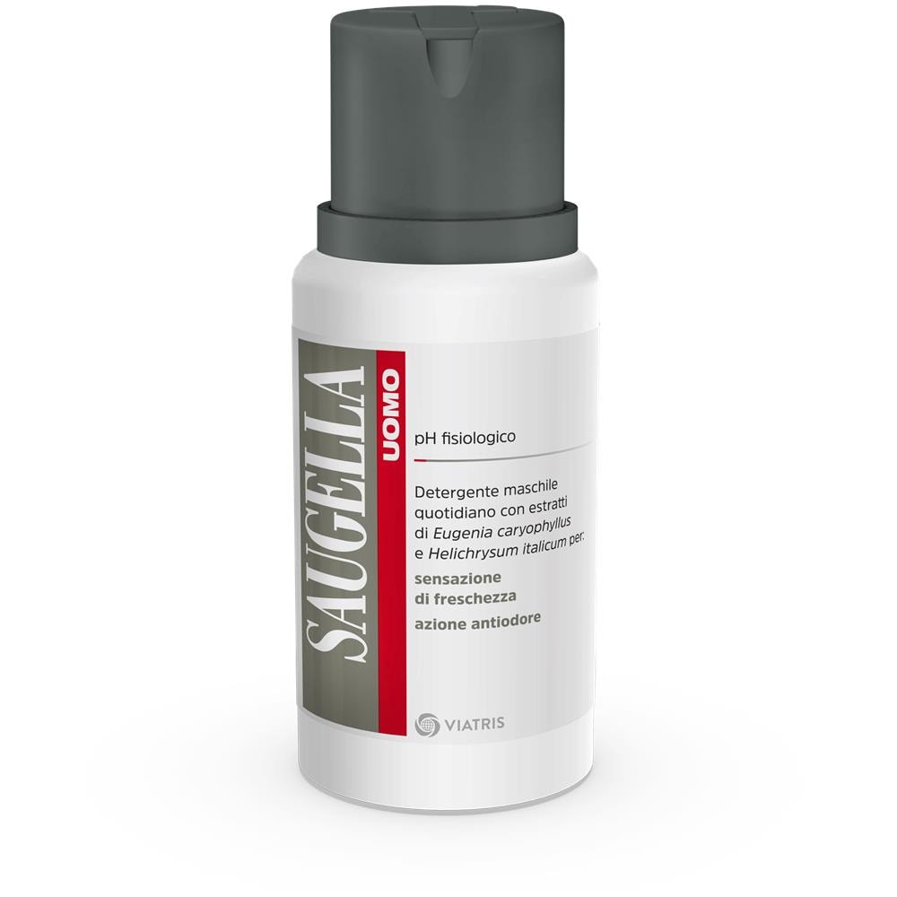 Saugella Uomo PH Fisiologico Detergente Maschile 200 ml - Foto 1
