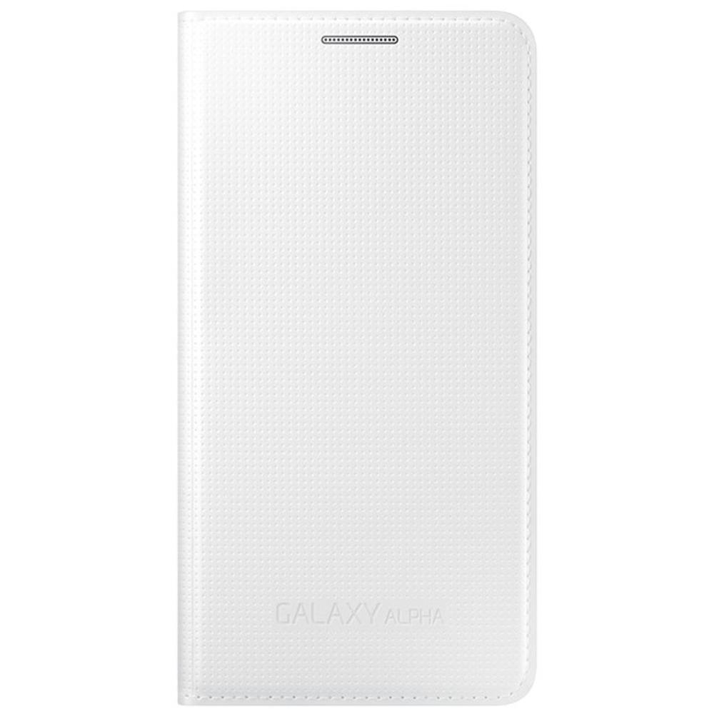 Flip Cover Custodia Galaxy Alpha Bianco - Foto 1