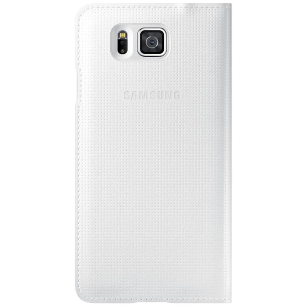Flip Cover Custodia Galaxy Alpha Bianco - Foto 2