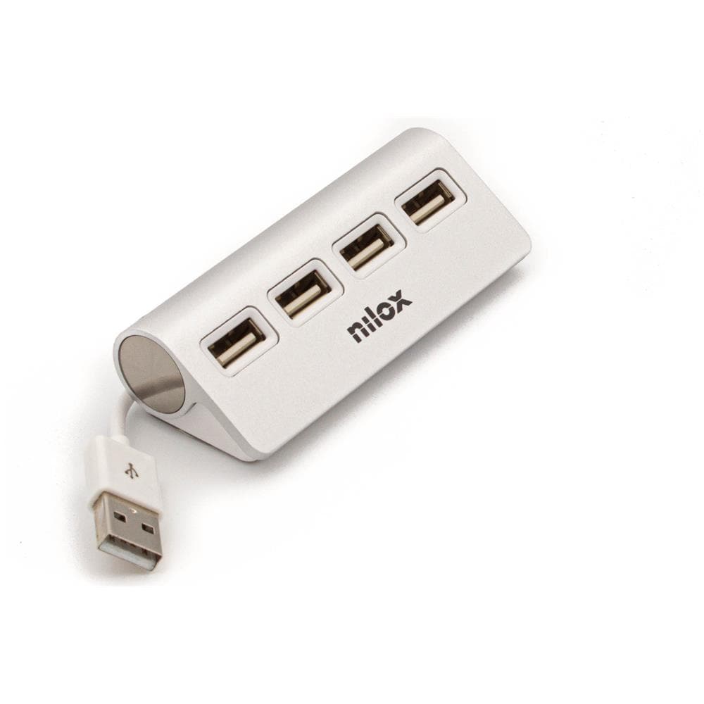 HUB 4 PORTE USB 2.0 ALLUMINIO - Foto 2