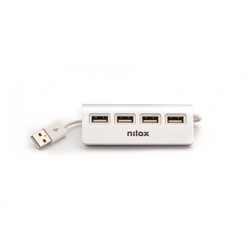 HUB 4 PORTE USB 2.0 ALLUMINIO - Foto 1