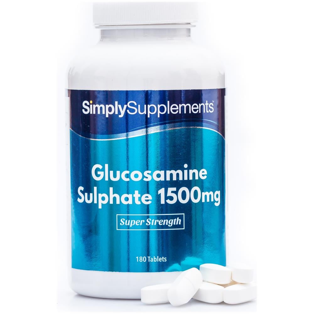 Glucosamina Solfato 1500 Mg - Per La Cura Delle Articolazioni - 360 Compresse (2 confezioni da 180 compresse)  - Foto 1