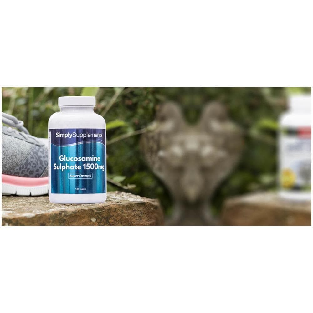 Glucosamina Solfato 1500 Mg - Per La Cura Delle Articolazioni - 360 Compresse (2 confezioni da 180 compresse)  - Foto 3