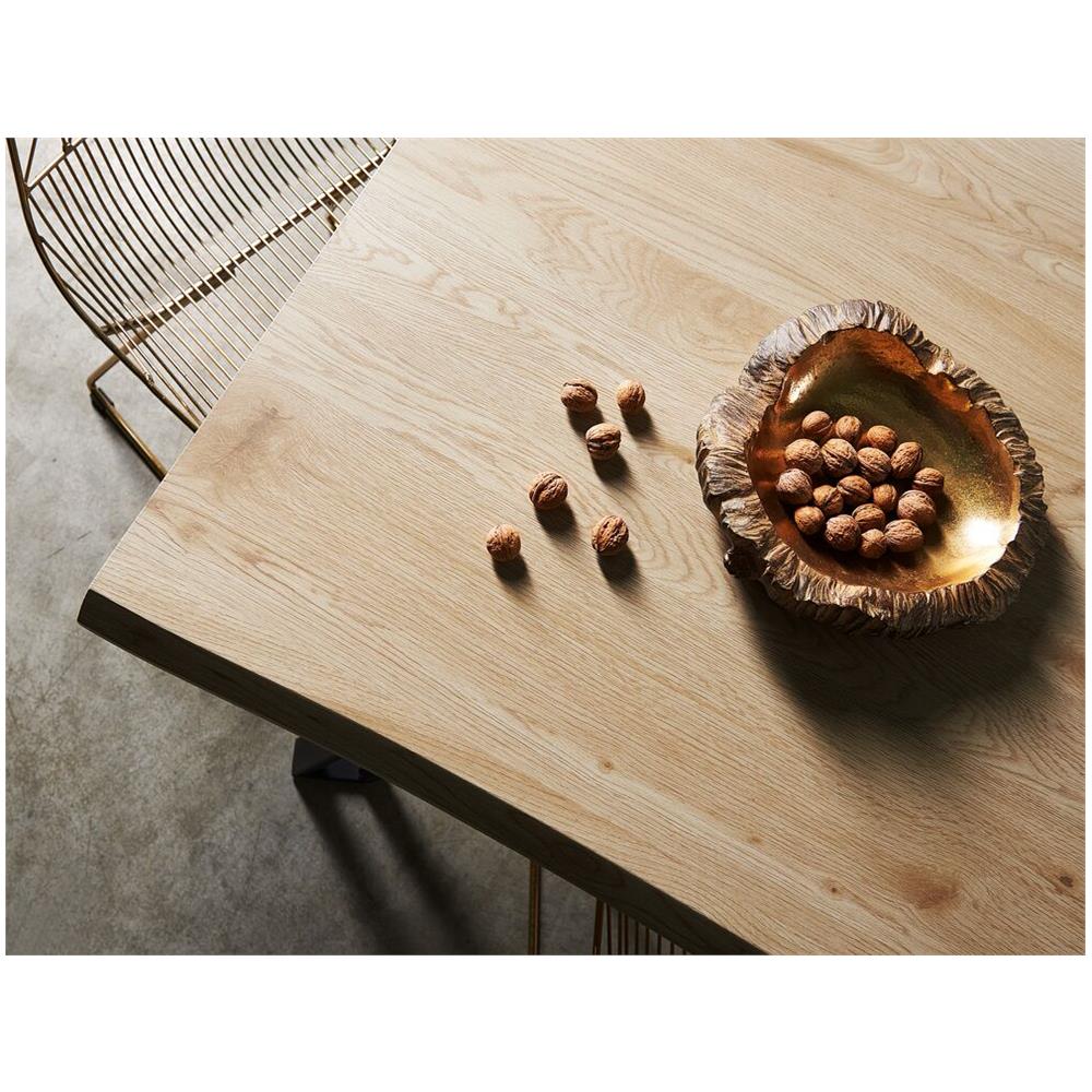 Tavolo Da Pranzo Legno Chiaro / nero 180x90 Cm Graham - Foto 2