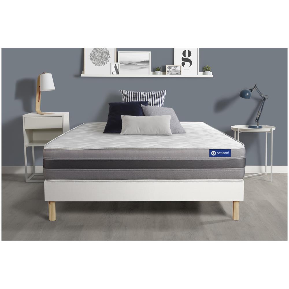Kit Rete E Materasso Matrimoniale Actiflex Relax 140x210cm - Spessore : 24cm - Molle Insacchettate E Memory Foam - Moderatamente Rigido - Foto 2