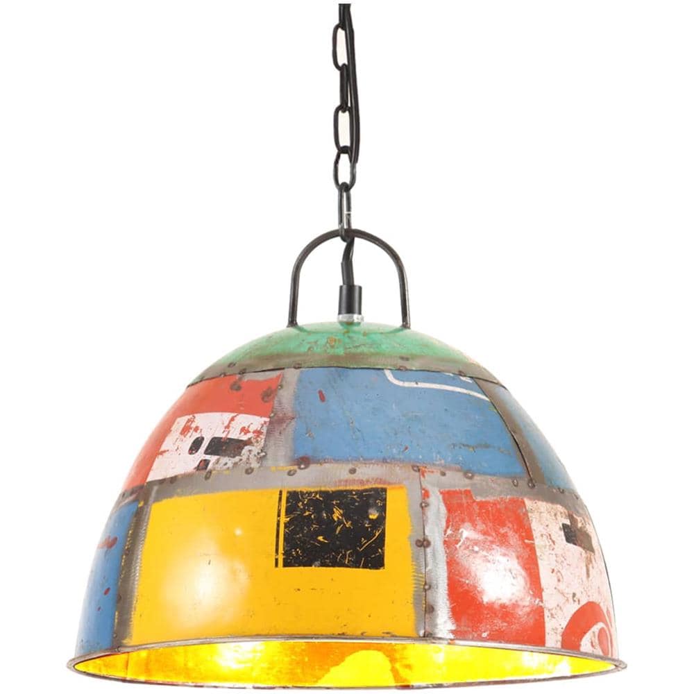 Lampada A Sospensione Vintage 25 W Colorata Rotonda 31 Cm E27 - Foto 1