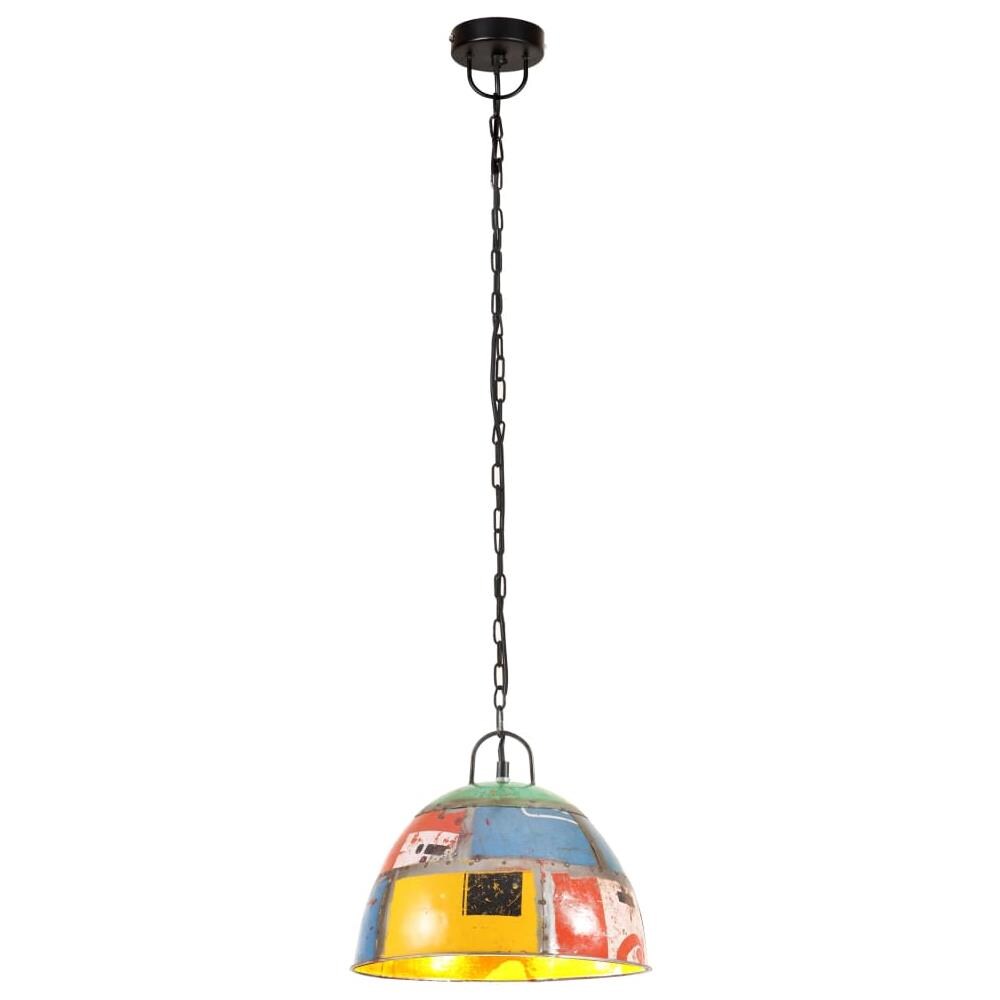 Lampada A Sospensione Vintage 25 W Colorata Rotonda 31 Cm E27 - Foto 2