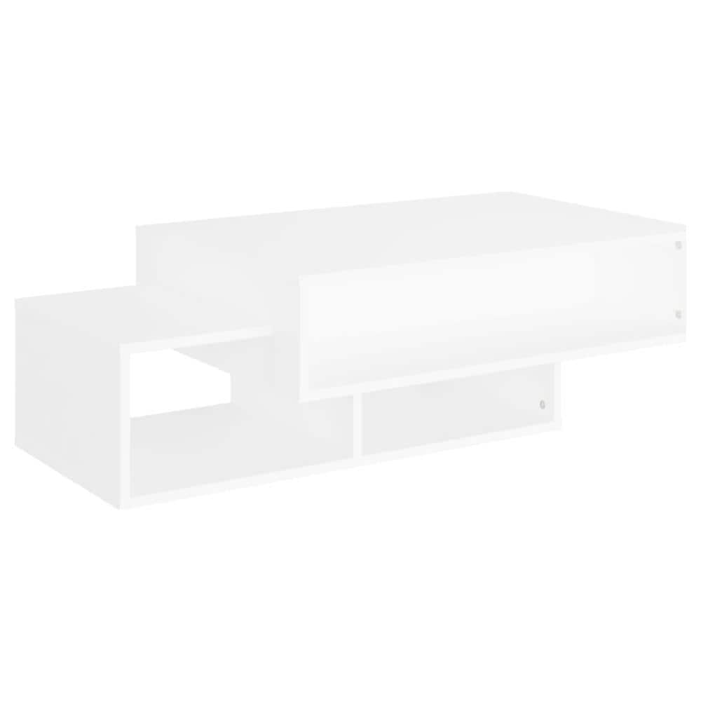 Tavolino da Salotto Bianco 102x55x42 cm Legno Legno Multistrato - Foto 2