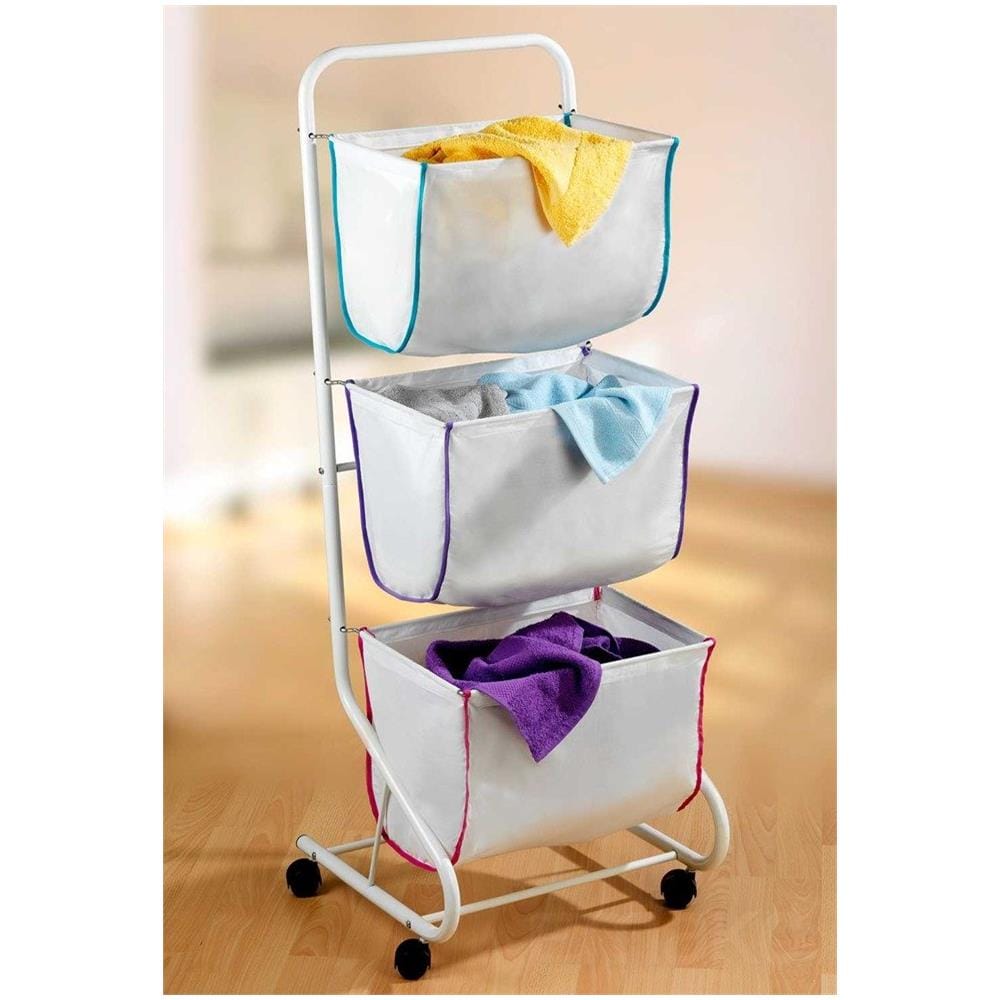 Cestino Lavabiancheria Escala - Carrello, 3 Livelli, - Foto 2