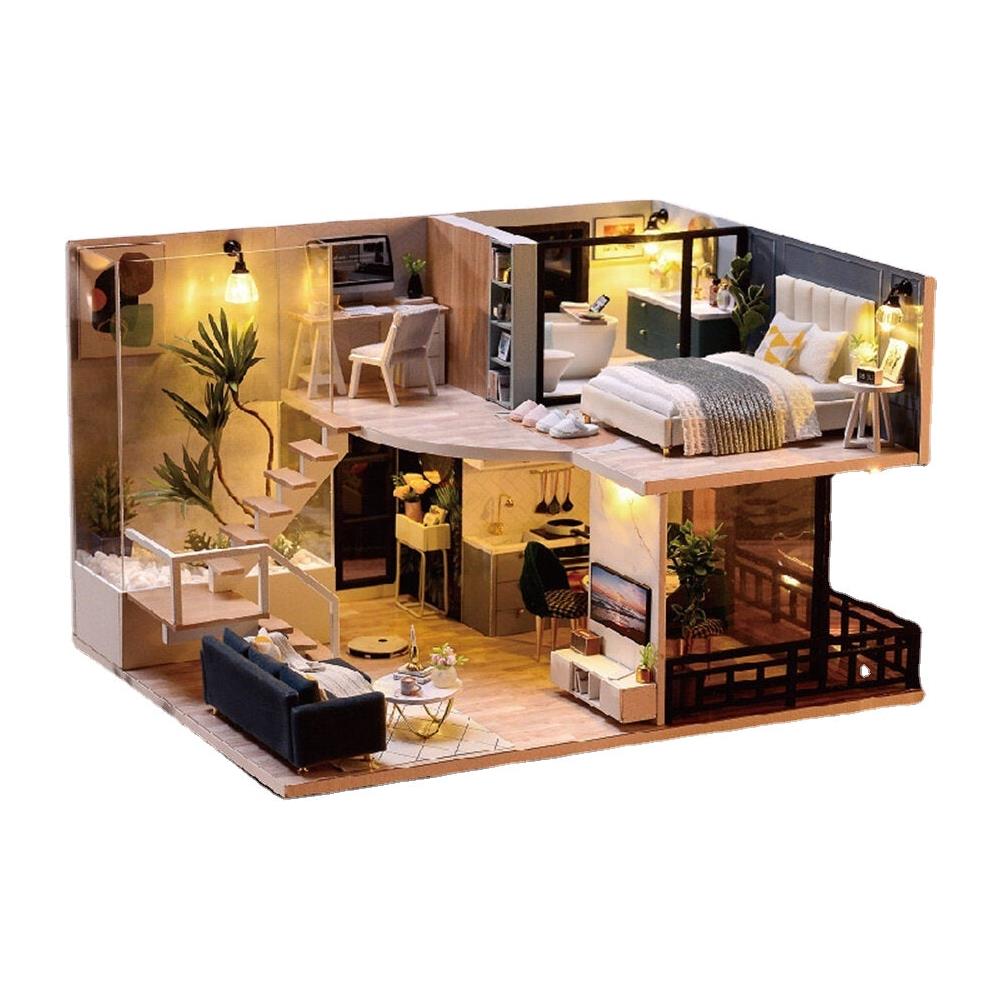My Fancy Life 24012 Mobili per casa delle bambole, soggiorno con TV/DVD