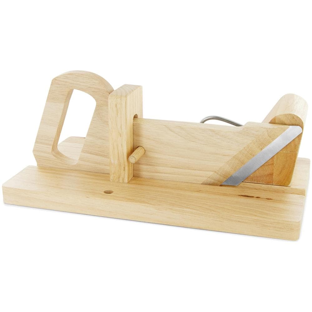 Affettatrice Manuale In Legno Marrone - Foto 1