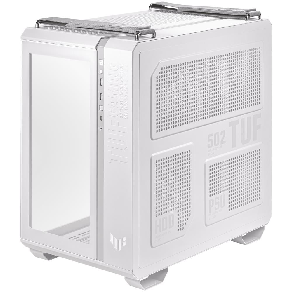 Case TUF Gaming GT502 Midi Tower ATX / micro ATX / Mini-ITX 3 Porte USB 3.2 Colore Bianco (Finestrato) - Foto 1