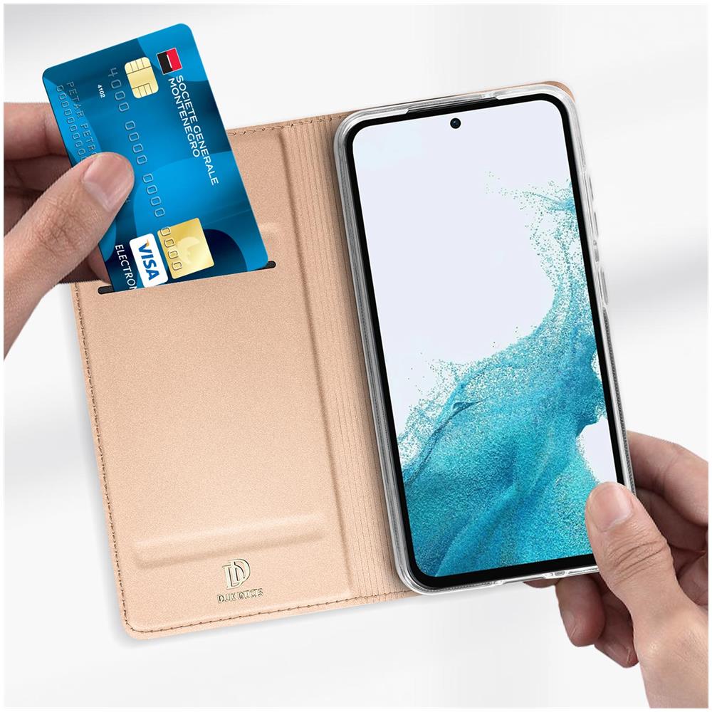 Custodia Samsung Galaxy A54 5g Portacarte Funzione Supporto Rose Gold - Foto 5