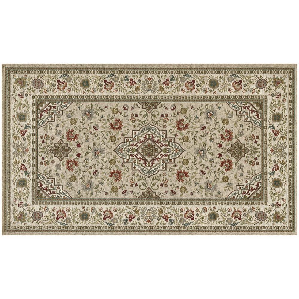Tappeto Salotto Camera Velour Antiscivolo Mod. Tabriz Suardi Vari Colori 65x110cm (set 2) Tortora - Foto 1
