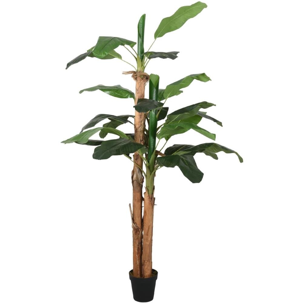 Albero Di Banano Artificiale 22 Foglie 200 Cm Verde - Foto 1