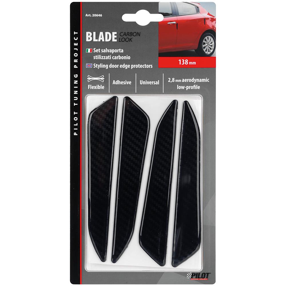 Blade, Set 4 Salvaporta Adesivi - Carbon Look - Foto 3